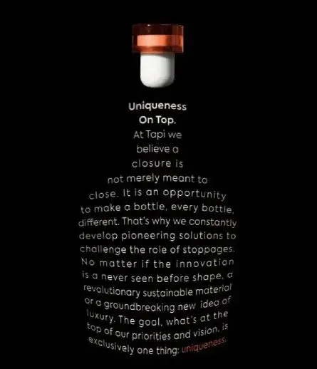 A bottle with words on it that say'uncertainty on you'.